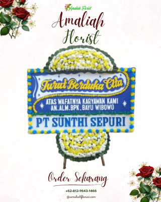 Papan Bunga Duka di Siriwo