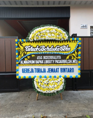 Papan Bunga Duka di Siriwo