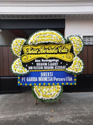Papan Bunga Duka di Siriwo